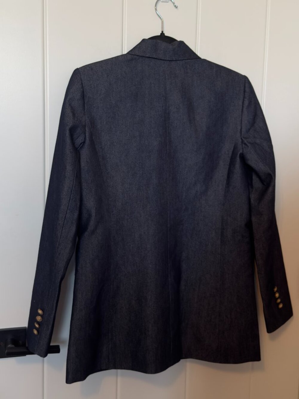 Express Double Breasted Boyfriend Blazer Gold Buttons Size Small NWT - Picture 3 of 7